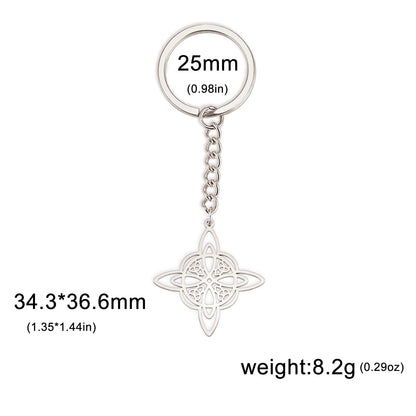 Witch Knot Keychain Lucky Amulet