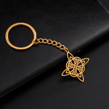 Witch Knot Keychain Lucky Amulet