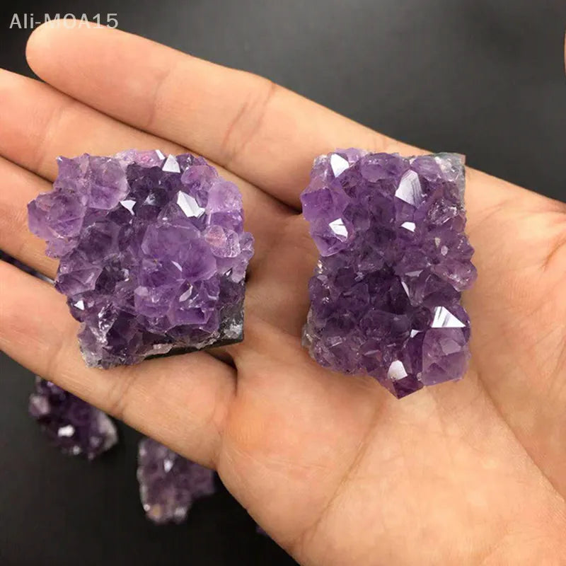 1PC Natural Amethyst Cluster Quartz Crystal