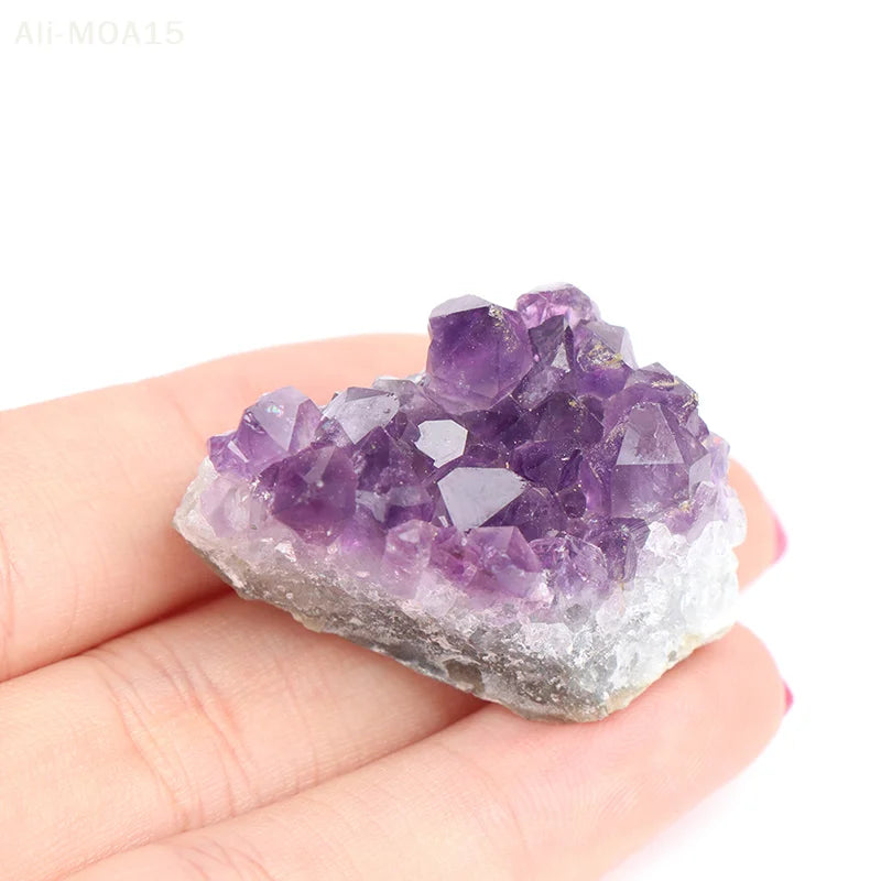 1PC Natural Amethyst Cluster Quartz Crystal