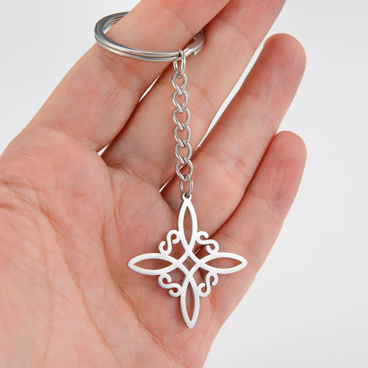 Witch Knot Keychain Lucky Amulet