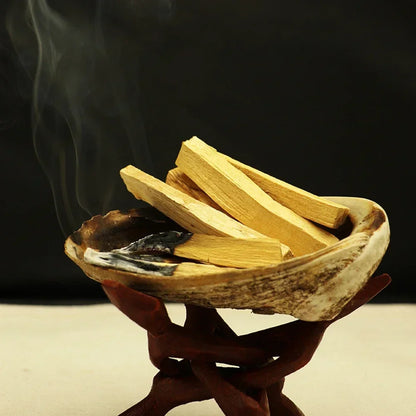 Varitas de incienso natural de Palo Santo, tiras de madera para difuminar