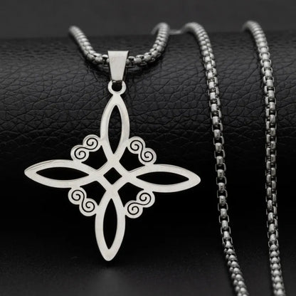 Witch Knot Necklace for Protection