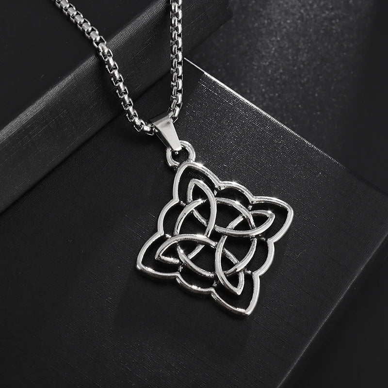 Witch Knot Necklace for Protection