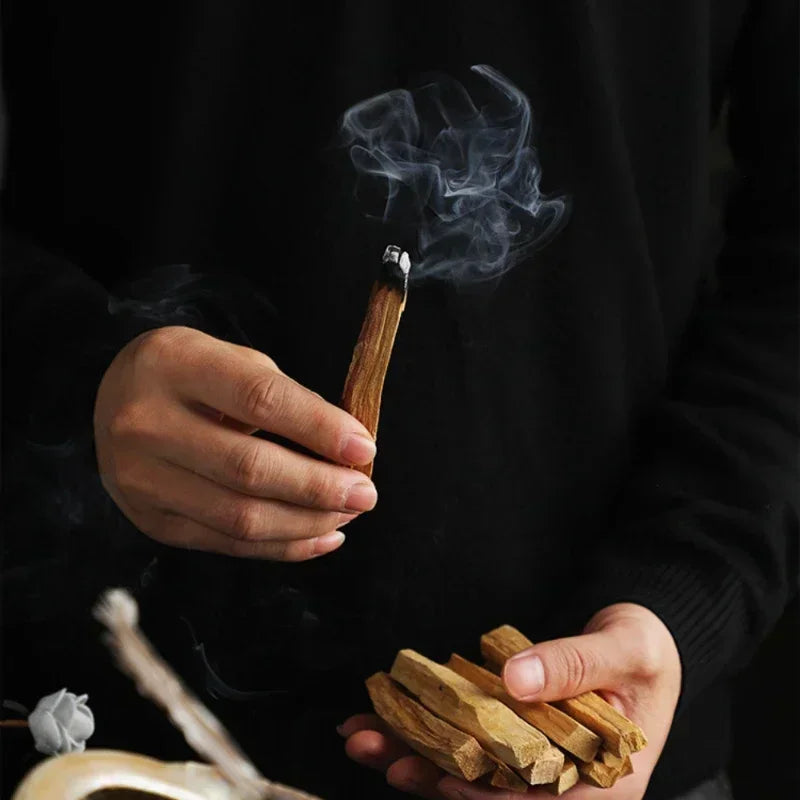 Palo Santo Natural Incense Sticks Wooden Smudging Strips