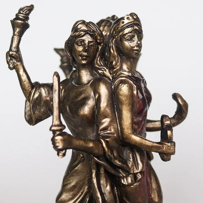 Hecate Triple Goddess Resin Statue