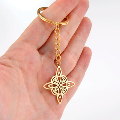 Witch Knot Keychain Lucky Amulet